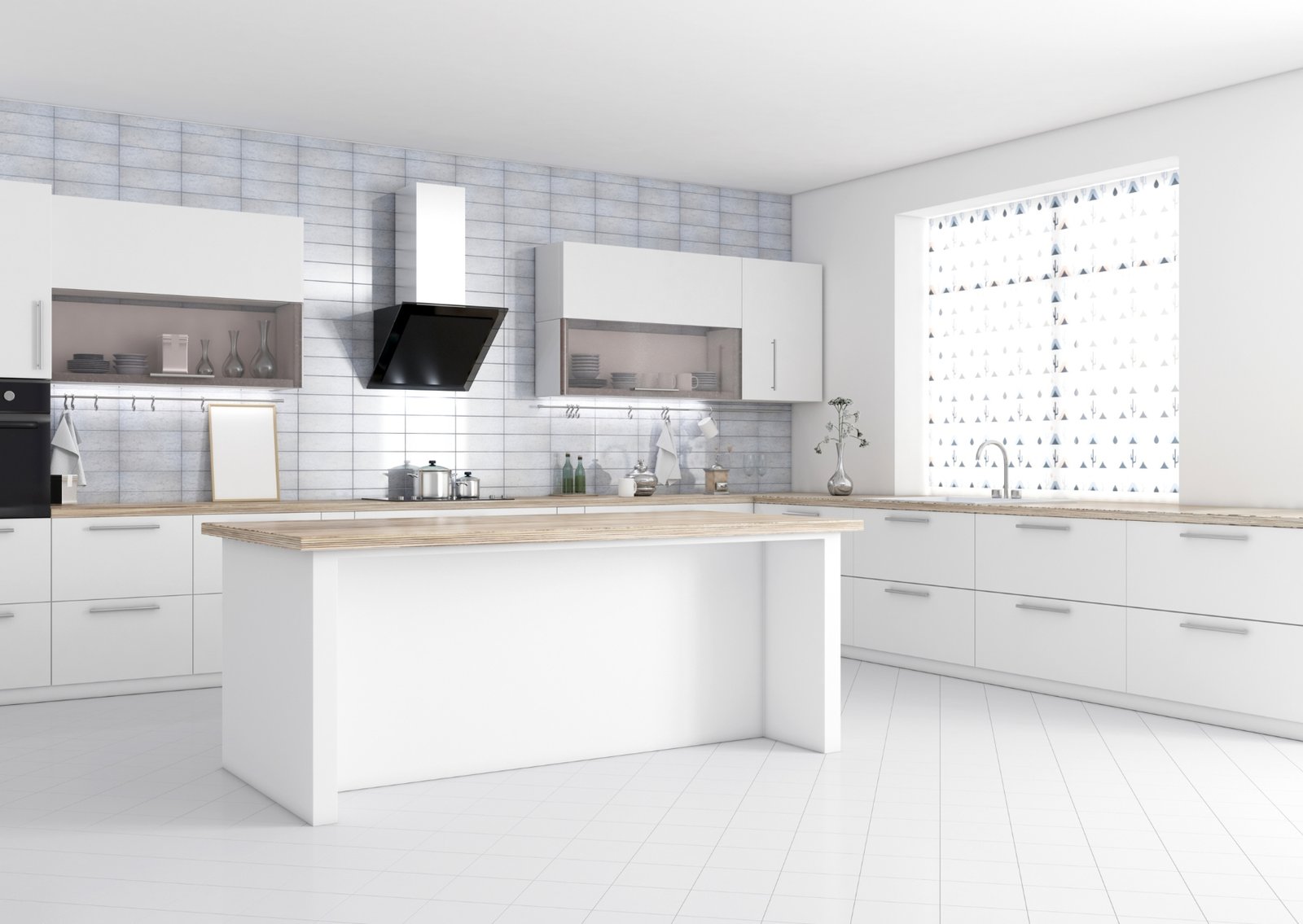 L-Shape Modular Kitchen