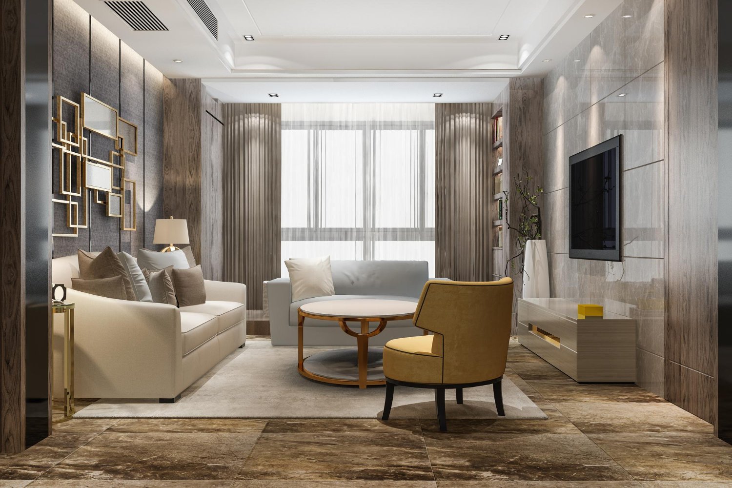Luxury Apartment Interior 